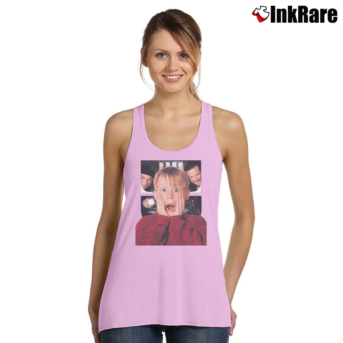Kevin Home Alone Movie Women’s Essential Tank in light pink – Summer Ready Women’s Kevin Home Alone Movie Tank Top in light pink | Lightweight, Movement-Friendly