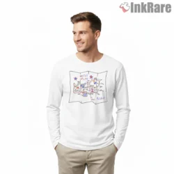 Kevin Mccallister Battle Plan Blueprint Shirt on white long sleeve shirt for men graphic tee