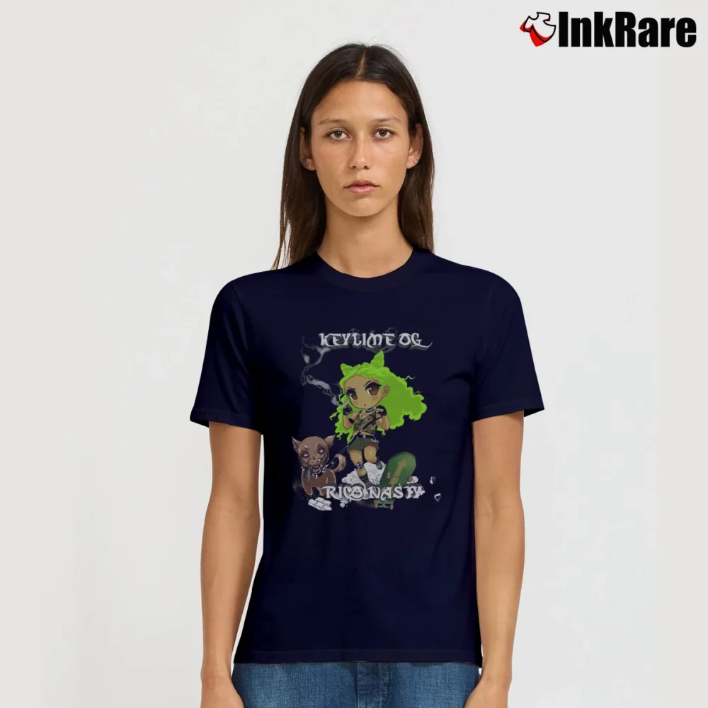 Women’s Keylime Og Graphic Signature T-Shirt in navy | Soft, Flattering Fit