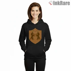 Khal Drogo Dothraki Blood Of My Blood Tribal Shirt on black hoodie for women graphic tee