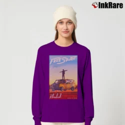 Women’s Khalid Free Spirit Music Long-Sleeve Top in purple | Sleek, Versatile, All-Season