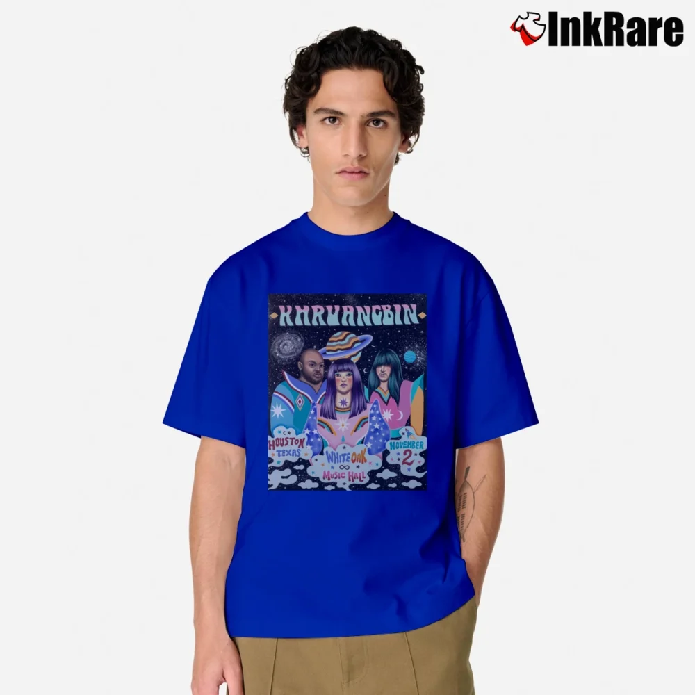 Men’s Khruangbin November 2 Houston Texas Classic T-Shirt in royal blue | Soft, Breathable Everyday Wear