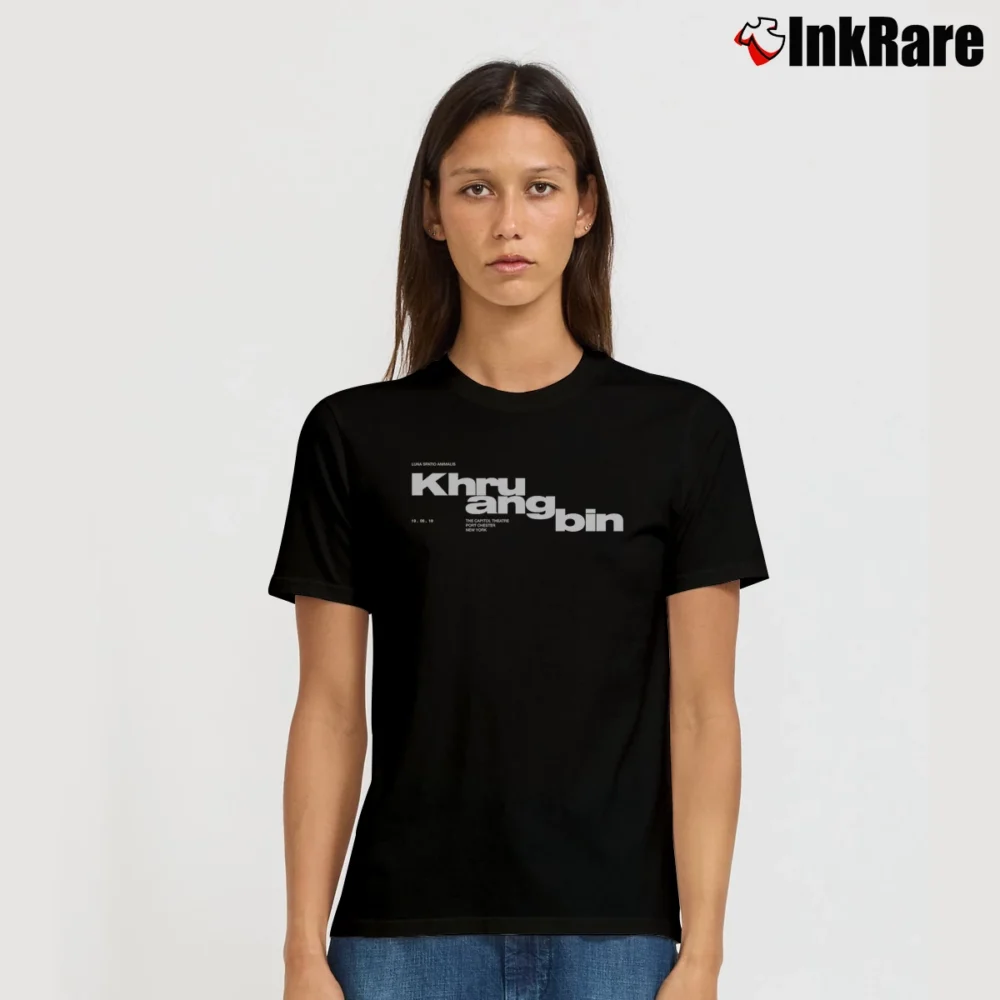 Women’s Khruangbin Tour 2019 Capitol Theatre Post Chester New York Signature T-Shirt in black | Soft, Flattering Fit
