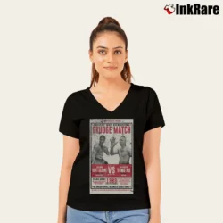 Women’s Kickboxer Vengeance Kurt Sloane Tong Po V-Neck Tee in black | Chic Neckline, Soft Texture