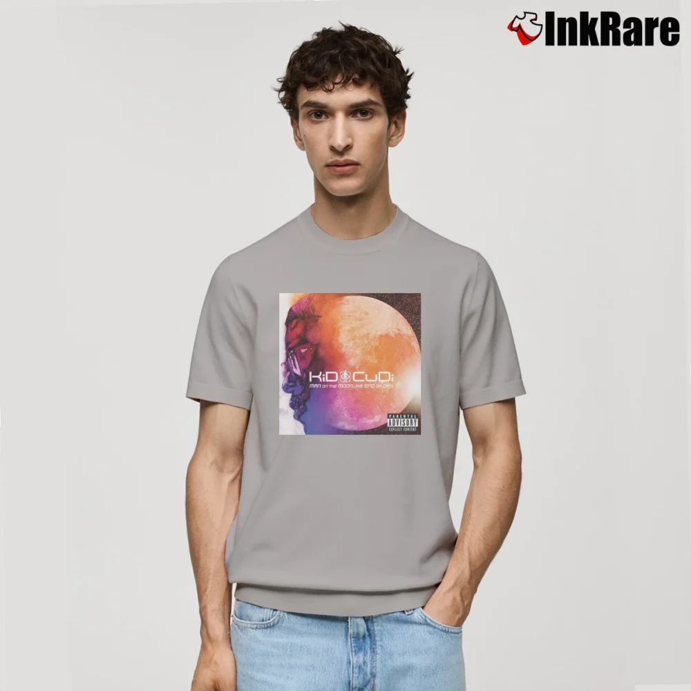 Men’s Kid Cudi Man On The Moon The End Of Day Graphic Classic T-Shirt in sport grey | Soft, Breathable Everyday Wear