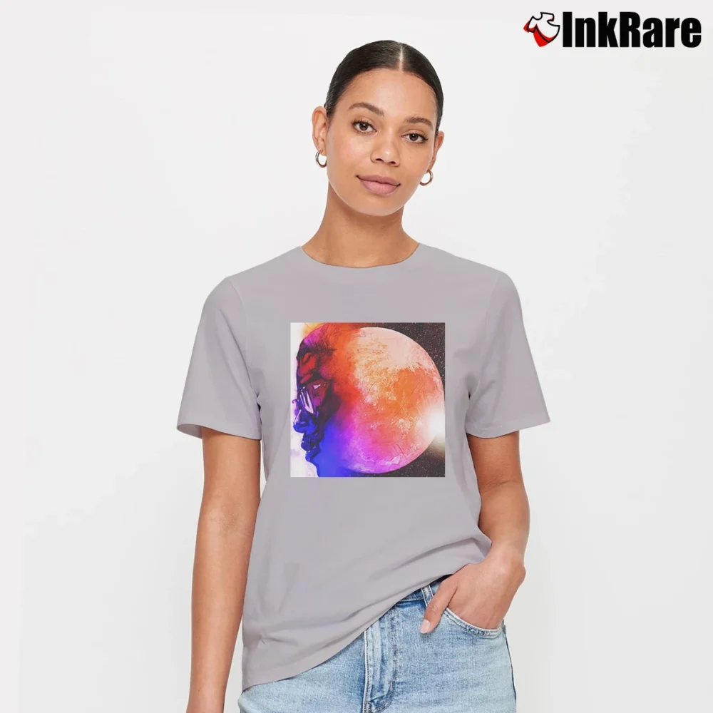 Women’s Kid Cudi Man on the Moon The End of Day Signature T-Shirt in sport grey | Soft, Flattering Fit