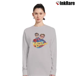 Women’s Kid Danger And Captain Man Long-Sleeve Top in sport grey | Sleek, Versatile, All-Season