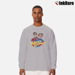Men’s Kid Danger And Captain Man Long-Sleeve Shirt in sport grey | Sleek, Lightweight, Year-Round Wear