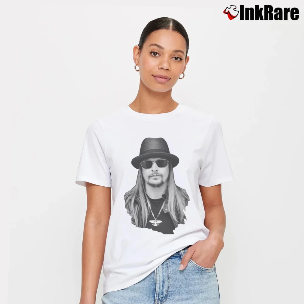 Women’s Kid Rock Merch Signature T-Shirt in white | Soft, Flattering Fit
