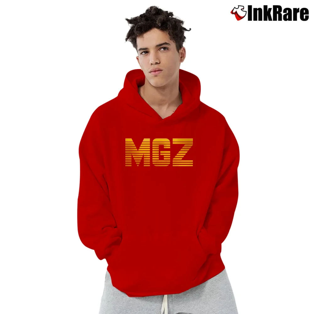 Men’s Kids Morgz Galaxy Logo Team Pullover Hoodie in red | Cozy, Durable, Modern Fit