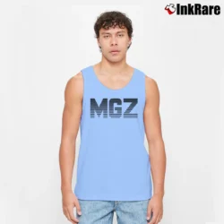 Men’s Kids Morgz Team Galaxy Logo Tank Top in light blue | Breathable, Active-Friendly Design