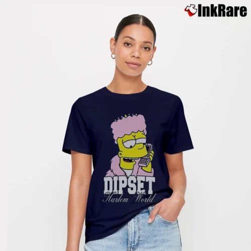 Killa Bart Dipset Camron Diplomats Simpsons Parody Women’s Signature Tee in navy – Effortless Style Women’s Killa Bart Dipset Camron Diplomats Simpsons Parody Signature T-Shirt in navy | Soft, Flattering Fit