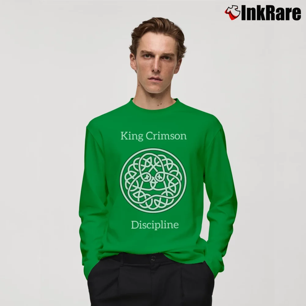Men’s King Crimson Discipline Long-Sleeve Shirt in irish green | Sleek, Lightweight, Year-Round Wear