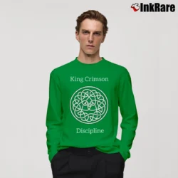 Men’s King Crimson Discipline Long-Sleeve Shirt in irish green | Sleek, Lightweight, Year-Round Wear