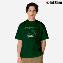 Men’s King Crimson Red Speedometer Band Classic T-Shirt in forest green | Soft, Breathable Everyday Wear