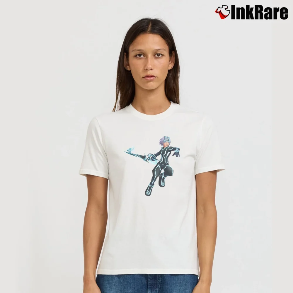 Women’s Kingdom Hearts Tron Legacy T-Shirt in white | Soft, Flattering Fit