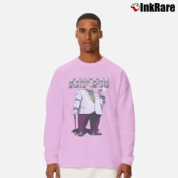 Men’s Kingpin Marvel Comics Midnight Graphic Long-Sleeve Shirt in light pink | Sleek, Lightweight, Year-Round Wear