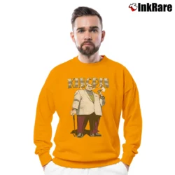 Men’s Kingpin Marvel Comics Midnight Graphic Crewneck Sweatshirt in orange | Cozy Fabric, Clean Style