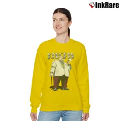 Women’s Kingpin Marvel Comics Midnight Graphic Relaxed Sweatshirt in yellow | Soft, Laid-Back Vibe