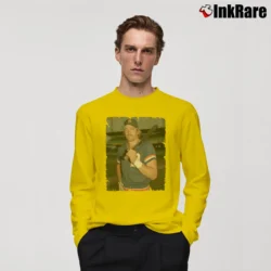 Men’s kirk gibson detroit tigers for MLB Fans Long-Sleeve Shirt in yellow | Sleek, Lightweight, Year-Round Wear