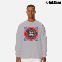 Men’s Kiss Band Rock And Roll Over Long-Sleeve Shirt in sport grey | Sleek, Lightweight, Year-Round Wear