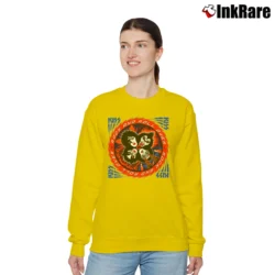 Women’s Kiss Band Rock And Roll Over Relaxed Sweatshirt in yellow | Soft, Laid-Back Vibe