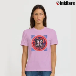 Women’s Kiss Band Rock And Roll Over Signature T-Shirt in light pink | Soft, Flattering Fit