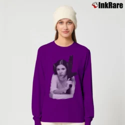 Women’s Kith Leia Star Wars Graphic Long-Sleeve Top in purple | Sleek, Versatile, All-Season