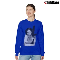 Women’s Kith Leia Star Wars Graphic Relaxed Sweatshirt in royal blue | Soft, Laid-Back Vibe