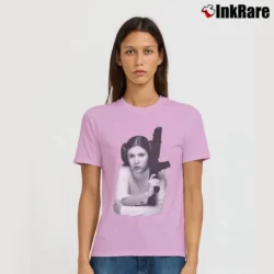 Women’s Kith Leia Star Wars Graphic Signature T-Shirt in light pink | Soft, Flattering Fit