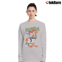 Women’s Kith Looney Tunes Kithjam Long-Sleeve Top in sport grey | Sleek, Versatile, All-Season