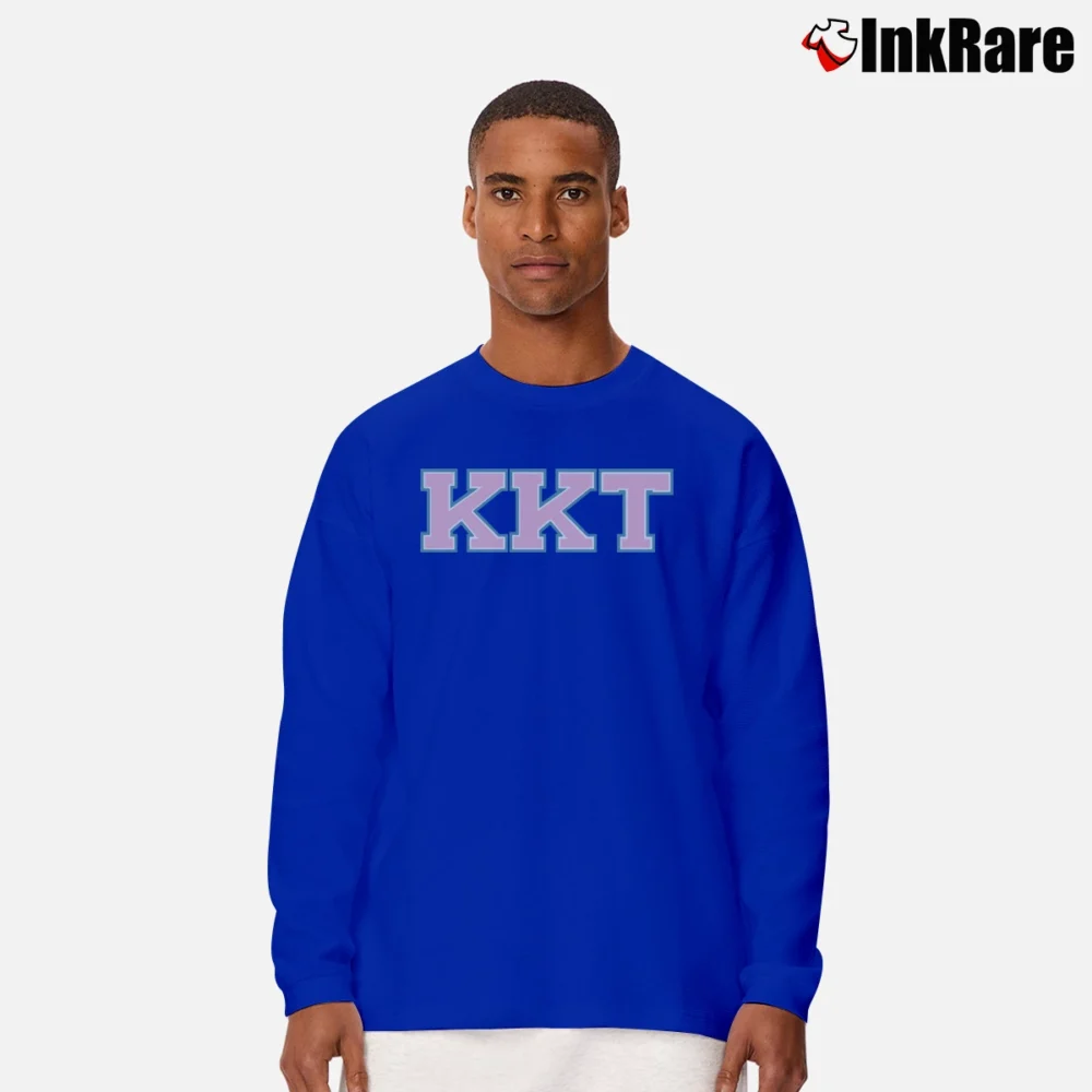 Men’s KKT Scream Queens Long-Sleeve Shirt in royal blue | Sleek, Lightweight, Year-Round Wear