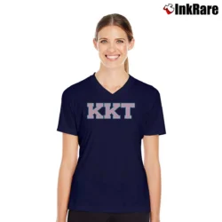 Women’s KKT Scream Queens V-Neck Tee in navy | Chic Neckline, Soft Texture