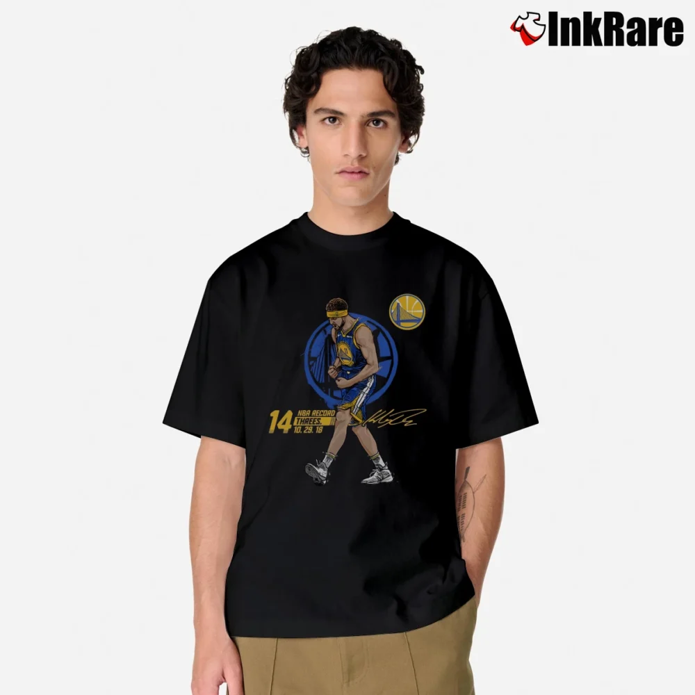 Men’s Klay Thompson Golden State Warriors NBA Classic T-Shirt in black | Soft, Breathable Everyday Wear