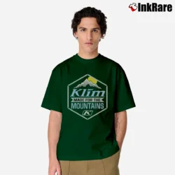 Men’s Klim Mountain Made Adventure Classic T-Shirt in forest green | Soft, Breathable Everyday Wear