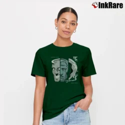 Women’s Knocked Loose Laugh Tracks Signature T-Shirt in forest green | Soft, Flattering Fit