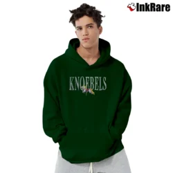 Men’s Knoebels Amusement Park Carousel Pullover Hoodie in forest green | Cozy, Durable, Modern Fit