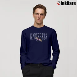 Men’s Knoebels Amusement Park Carousel Long-Sleeve Shirt in navy | Sleek, Lightweight, Year-Round Wear