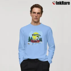 Men’s Knotts Camp Snoopy Minnesota Long-Sleeve Shirt in light blue | Sleek, Lightweight, Year-Round Wear