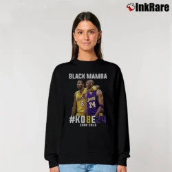 Women’s Kobe Bryant Black Mamba Tribute Relaxed Sweatshirt in black | Soft, Laid-Back Vibe