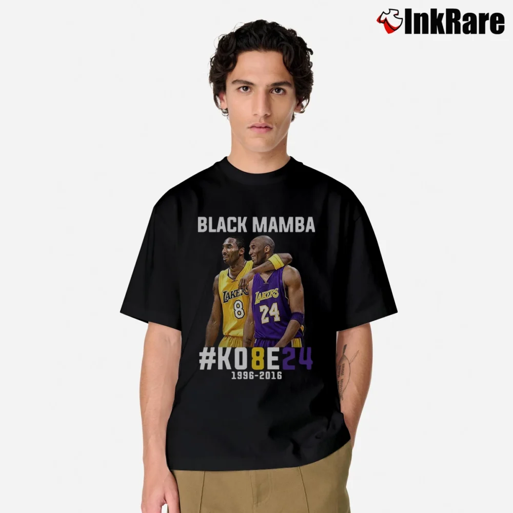 Men’s Kobe Bryant Black Mamba Tribute Classic T-Shirt in black | Soft, Breathable Everyday Wear