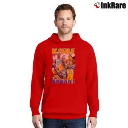Men’s Kobe Bryant Bootleg Retro Pullover Hoodie in red | Cozy, Durable, Modern Fit