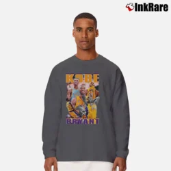 Men’s Kobe Bryant Bootleg Retro Long-Sleeve Shirt in charcoal | Sleek, Lightweight, Year-Round Wear