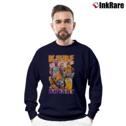 Men’s Kobe Bryant Bootleg Retro Crewneck Sweatshirt in navy | Cozy Fabric, Clean Style