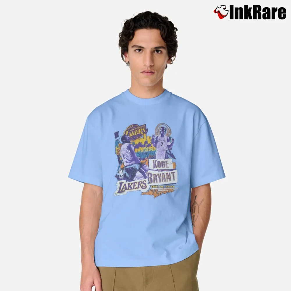 Men’s Kobe Bryant Tribute Graphic Classic T-Shirt in light blue | Soft, Breathable Everyday Wear
