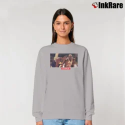 Women’s Kobe X Jordan Black Basketball Fan Relaxed Sweatshirt in sport grey | Soft, Laid-Back Vibe