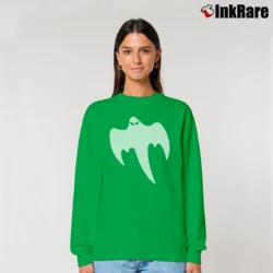Women’s Koenigsegg Ghost Logo Relaxed Sweatshirt in irish green | Soft, Laid-Back Vibe