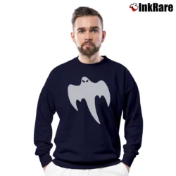 Men’s Koenigsegg Ghost Logo Crewneck Sweatshirt in navy | Cozy Fabric, Clean Style