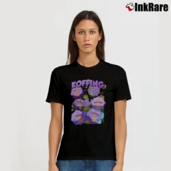 Women’s Koffing Pokemon Retro Custom Graphic Signature T-Shirt in black | Soft, Flattering Fit