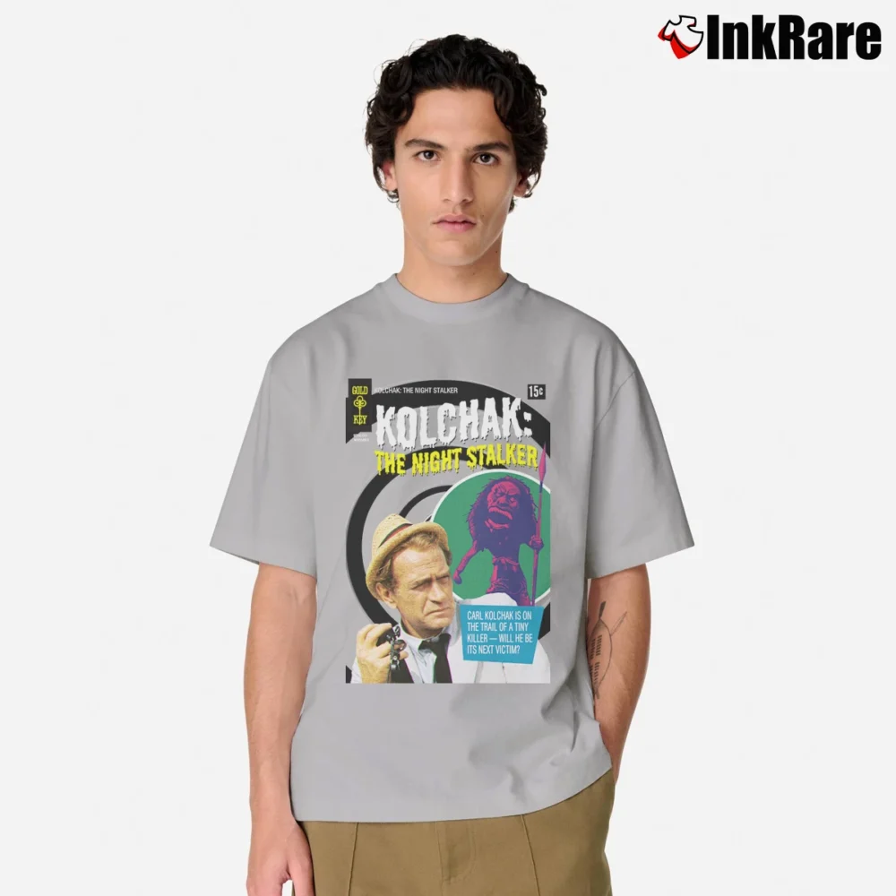 Men’s Kolchak The Night Stalker Classic T-Shirt in sport grey | Soft, Breathable Everyday Wear
